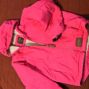 Schmidt pink girls coat Small